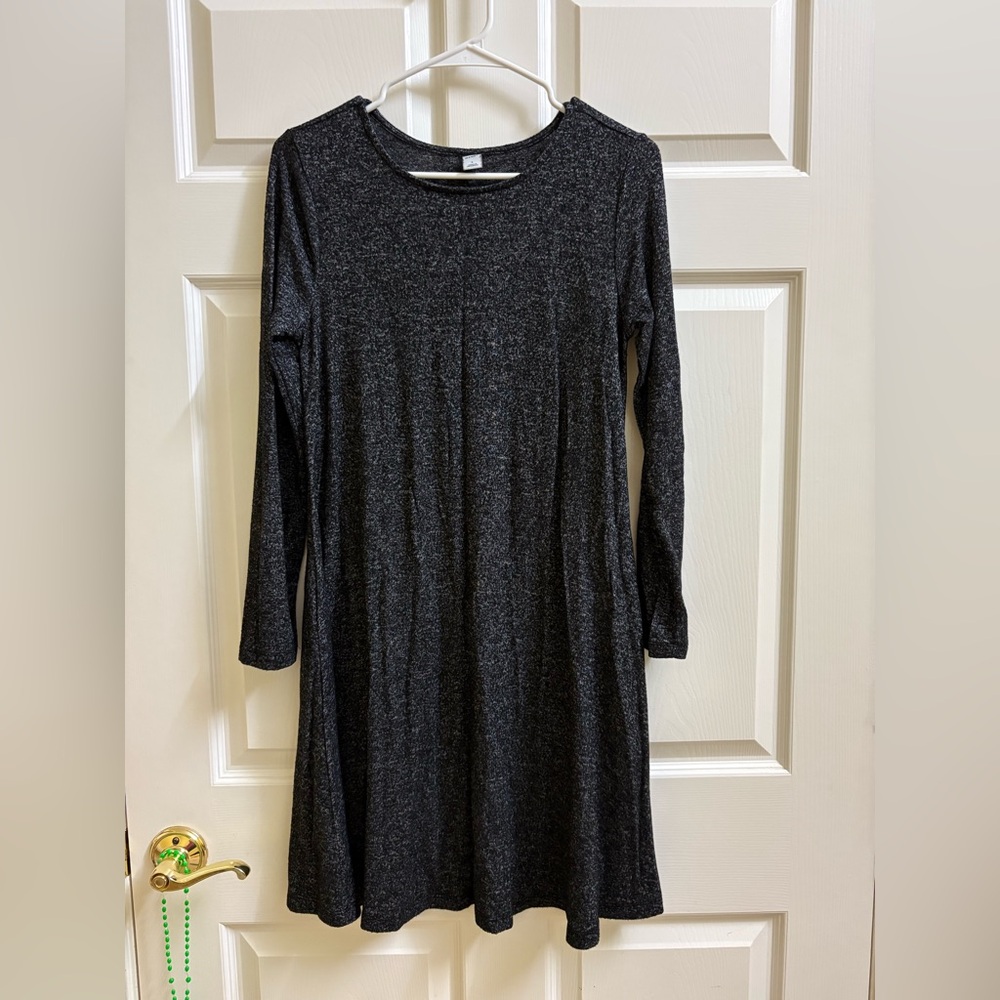 Old Navy Charcoal Knit Dress